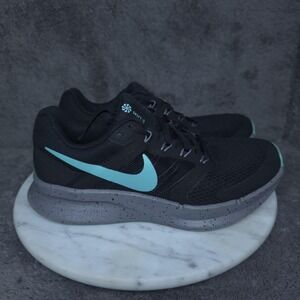 Nike Run Swift 3 Shoes Womens Size 6.5 Black Teal Running Sneakers HQ0417-010